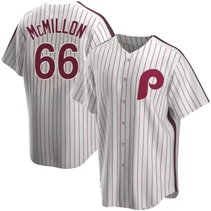 John McMillon Philadelphia Phillies Youth Replica Home Cooperstown Collection Jersey - White
