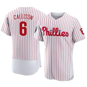 Johnny Callison Philadelphia Phillies Authentic 2022 World Series Home Jersey - White