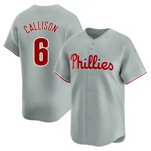 Johnny Callison Philadelphia Phillies Youth Limited Away Jersey - Gray