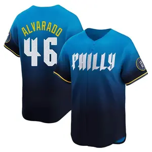 Jose Alvarado Philadelphia Phillies Youth Limited 2024 City Connect Jersey - Blue