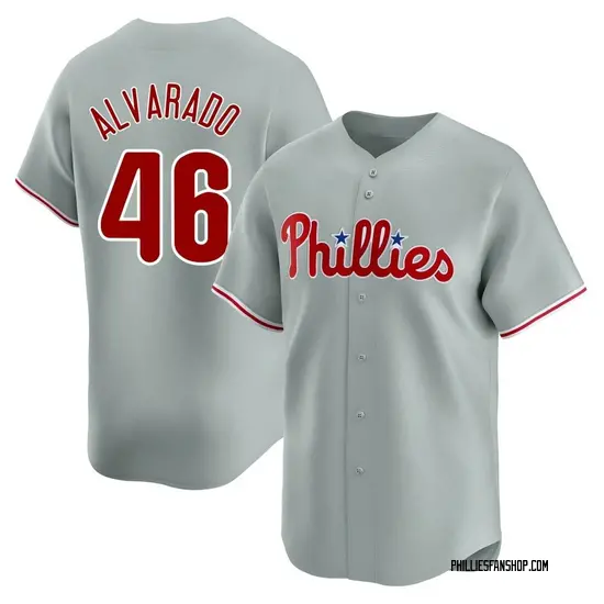 Jose Alvarado Philadelphia Phillies Youth Limited Away Jersey - Gray