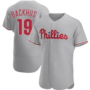 Kyle Backhus Philadelphia Phillies Authentic Road Jersey - Gray