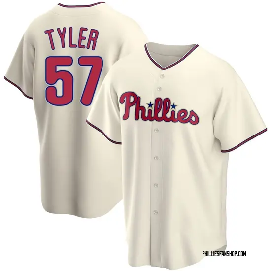Kyle Tyler Philadelphia Phillies Replica Alternate Jersey - Cream
