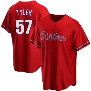 Kyle Tyler Philadelphia Phillies Replica Alternate Jersey - Red