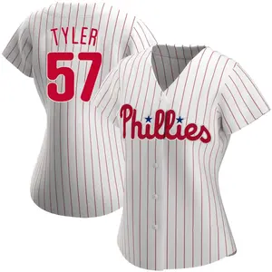 Kyle Tyler Philadelphia Phillies Women's Replica Home Jersey - White