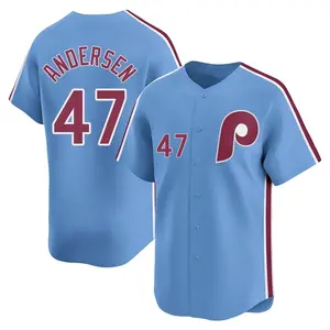 Larry Andersen Philadelphia Phillies Limited Alternate Jersey - Light Blue