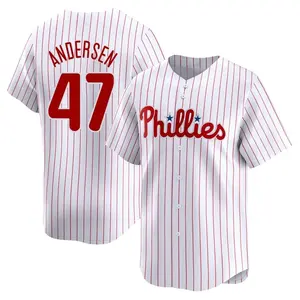 Larry Andersen Philadelphia Phillies Limited Home Jersey - White