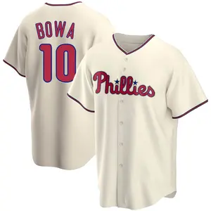 Larry Bowa Philadelphia Phillies Replica Alternate Jersey - Cream