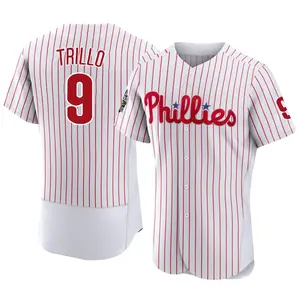 Manny Trillo Philadelphia Phillies Authentic 2022 World Series Home Jersey - White