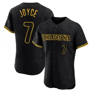Matt Joyce Philadelphia Phillies Authentic Snake Skin City Jersey - Black