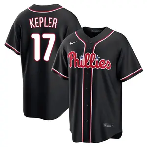Max Kepler Philadelphia Phillies Youth Replica Fashion Out Jersey - Black