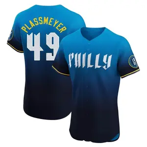 Michael Plassmeyer Philadelphia Phillies Elite 2024 City Connect Jersey - Blue