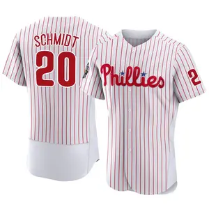 Mike Schmidt Philadelphia Phillies Authentic 2022 World Series Home Jersey - White