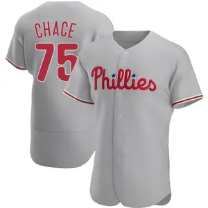 Moises Chace Philadelphia Phillies Authentic Road Jersey - Gray