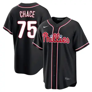 Moises Chace Philadelphia Phillies Replica Fashion Out Jersey - Black