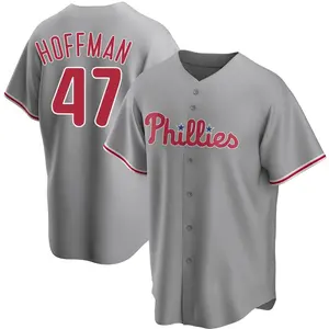 Nolan Hoffman Philadelphia Phillies Replica Road Jersey - Gray