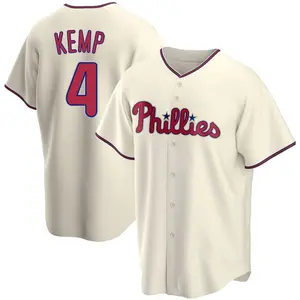 Otto Kemp Philadelphia Phillies Youth Replica Alternate Jersey - Cream