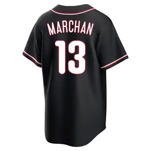 Rafael Marchan Philadelphia Phillies Replica Fashion Out Jersey - Black