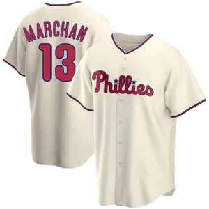 Rafael Marchan Philadelphia Phillies Youth Replica Alternate Jersey - Cream