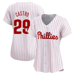 Rodolfo Castro Philadelphia Phillies Women's Limited Home Jersey - White