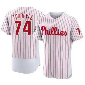 Ronald Torreyes Philadelphia Phillies Authentic 2022 World Series Home Jersey - White