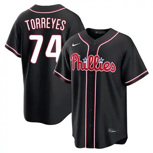 Ronald Torreyes Philadelphia Phillies Replica Fashion Out Jersey - Black