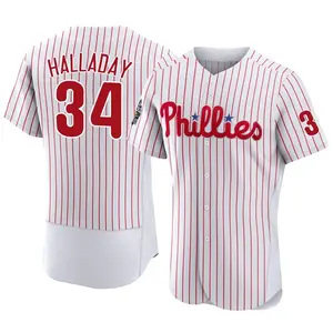 Roy Halladay Philadelphia Phillies Authentic 2022 World Series Home Jersey - White