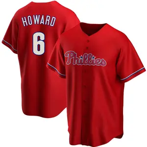Ryan Howard Philadelphia Phillies Replica Alternate Jersey - Red