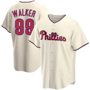 Taijuan Walker Philadelphia Phillies Replica Alternate Jersey - Cream