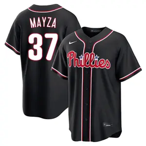 Tim Mayza Philadelphia Phillies Replica Fashion Out Jersey - Black