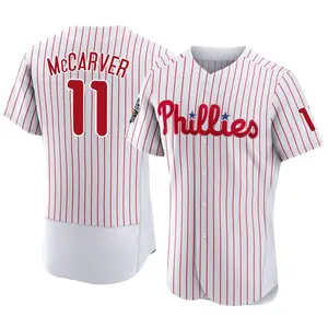Tim McCarver Philadelphia Phillies Authentic 2022 World Series Home Jersey - White