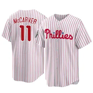 Tim McCarver Philadelphia Phillies Replica 2022 World Series Home Jersey - White