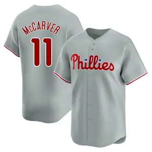 Tim McCarver Philadelphia Phillies Youth Limited Away Jersey - Gray