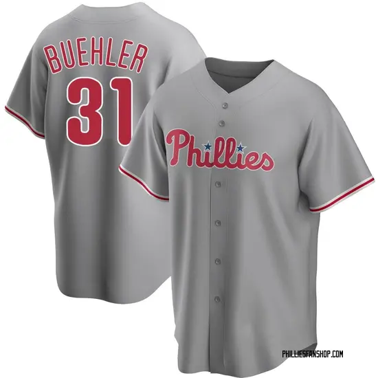Walker Buehler Philadelphia Phillies Replica Road Jersey - Gray