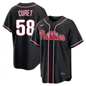 Yoniel Curet Philadelphia Phillies Replica Fashion Out Jersey - Black
