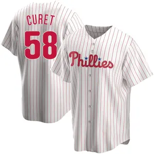 Yoniel Curet Philadelphia Phillies Youth Replica Home Jersey - White