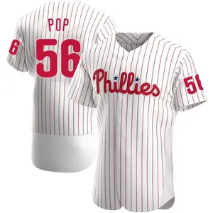 Zach Pop Philadelphia Phillies Authentic Home Jersey - White