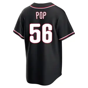 Zach Pop Philadelphia Phillies Replica Fashion Out Jersey - Black