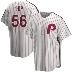 Zach Pop Philadelphia Phillies Replica Home Cooperstown Collection Jersey - White