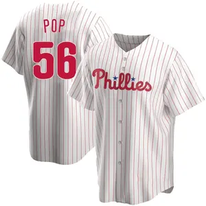 Zach Pop Philadelphia Phillies Youth Replica Home Jersey - White