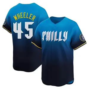 Zack Wheeler Philadelphia Phillies Youth Limited 2024 City Connect Jersey - Blue